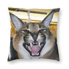Наволочка для диванной подушки, с принтом, с изображением большого кота, Каракала, модная, для гостиной, декоративная, для дома