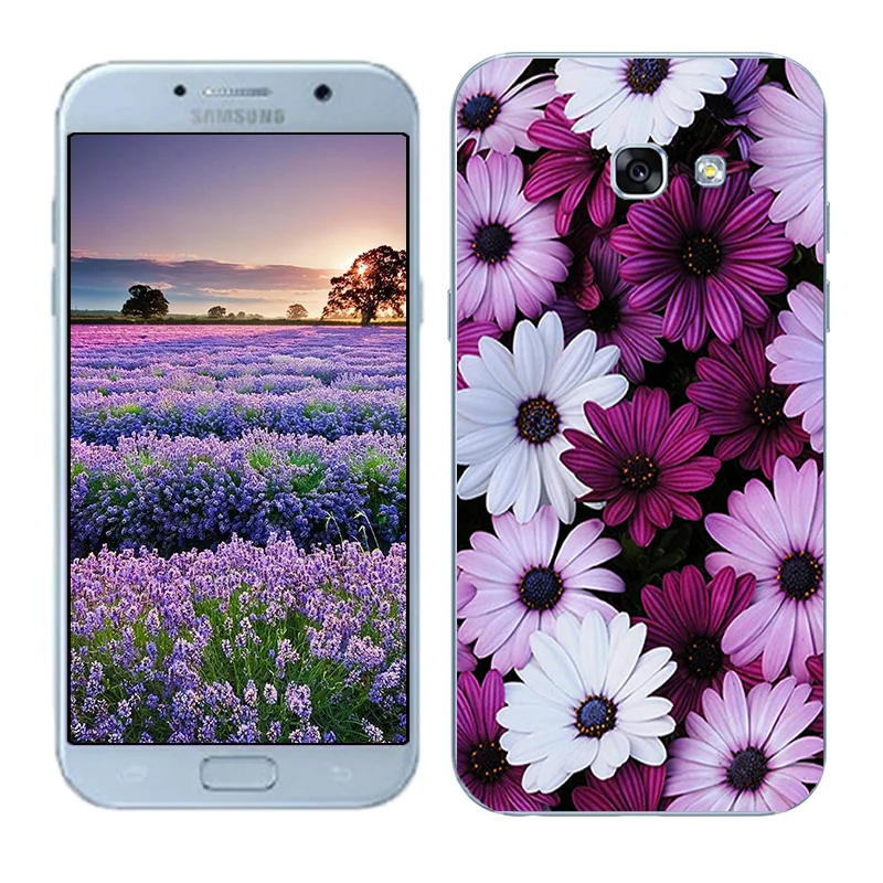 Чехлы для телефонов samsung Galaxy A5 A3 мягкие ТПУ Fundas Para Coque DIY окрашенный плотный чехол для телефона Galaxy A7 Shell - Цвет: 11