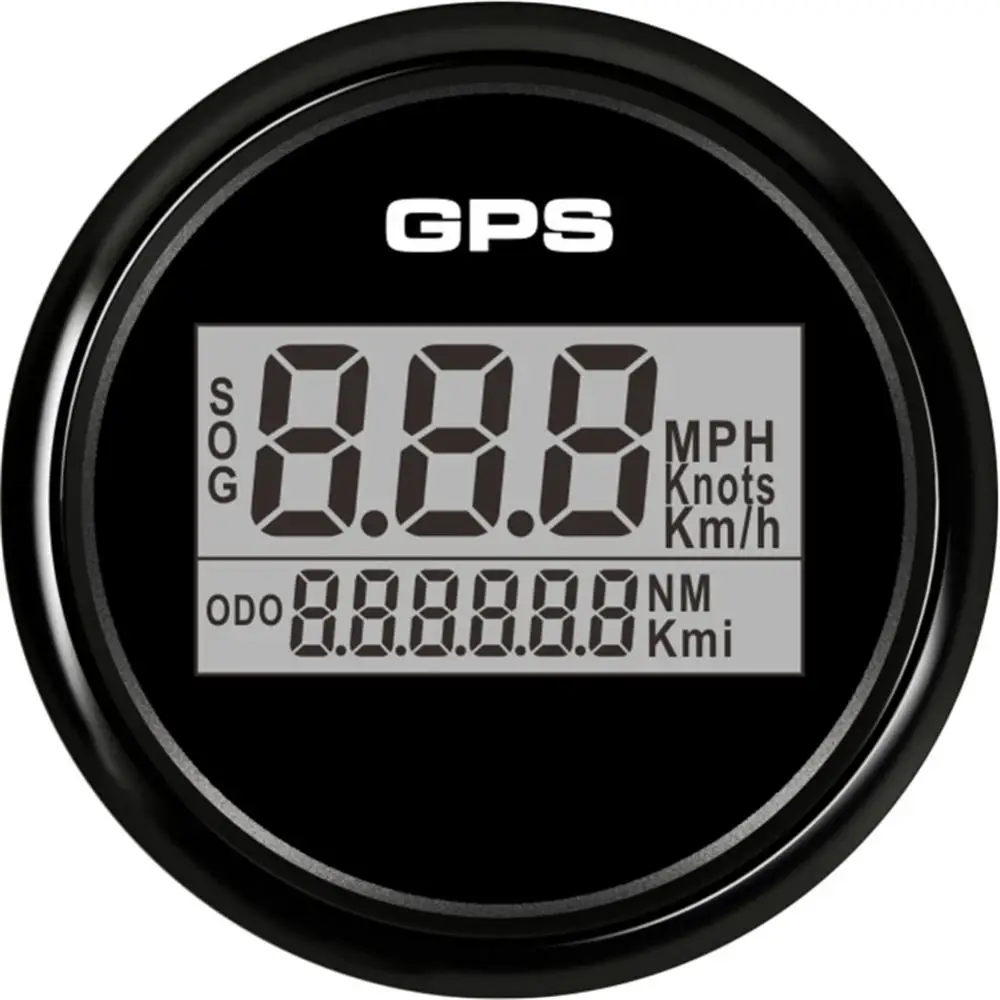 Бесплатная доставка 1 шт. автомобильные цифровые GPS-индикаторы скорости 52 мм 0-999