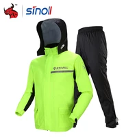 sinoll waterproof raincoatrain pants poncho motorcycle rain suit motorcycle rain jacket riding motorbike scooter rain coat