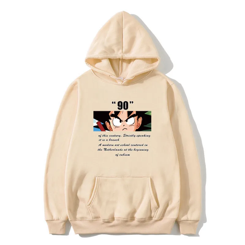 Пуловер женский оверсайз с капюшоном Свитшот в стиле японского аниме уличная