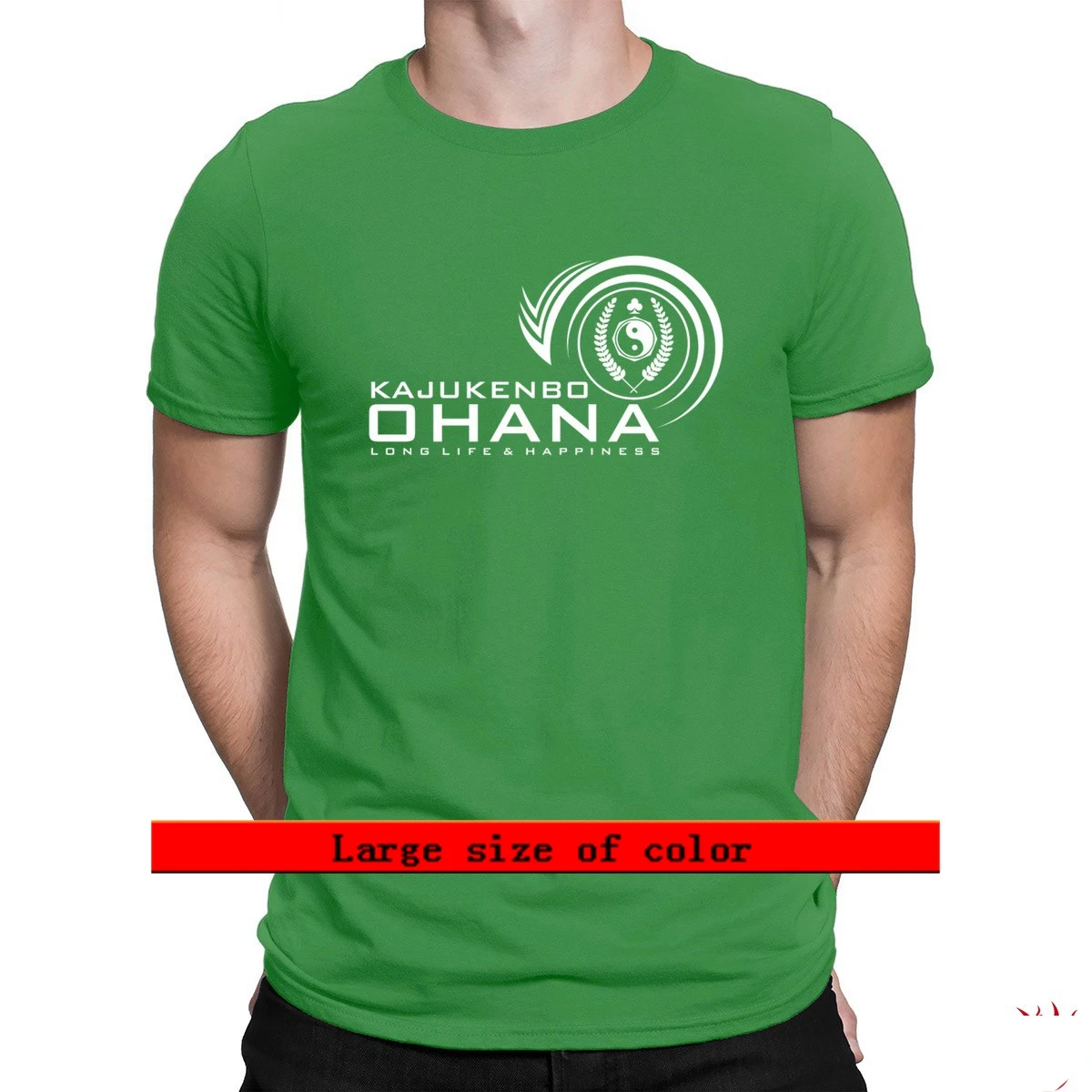 

2021 t-shirt Kajukenbo Ohanad Formal S-Xxxl Hip Hop Short Sleeve For Men Summer Basic Sunlight Letter Personalized