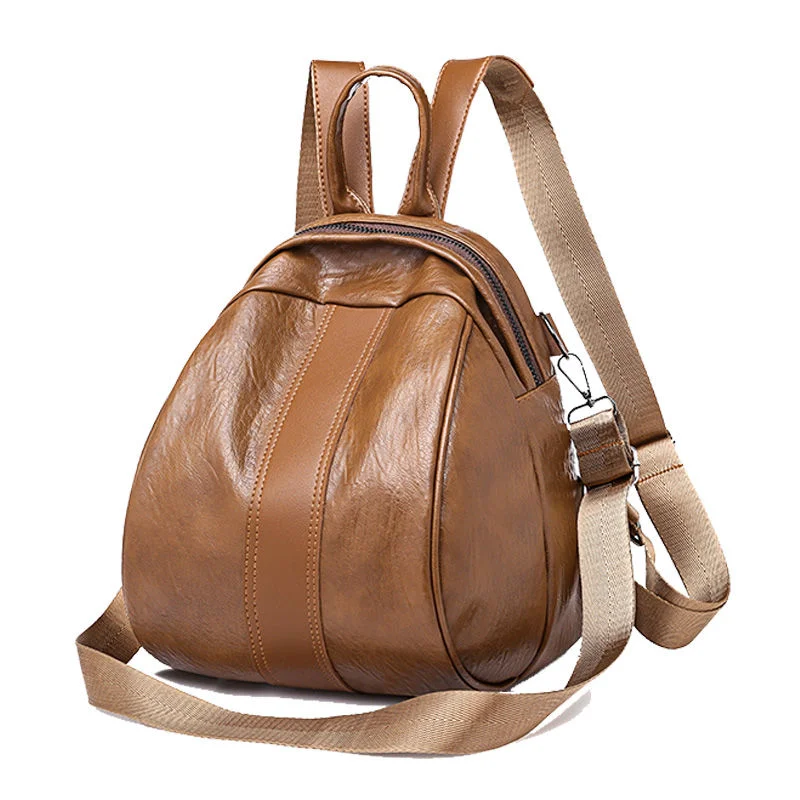 

Дизайнерский женский рюкзак, винтажные кожаные ранцы для женщин, школьный дорожный ранец