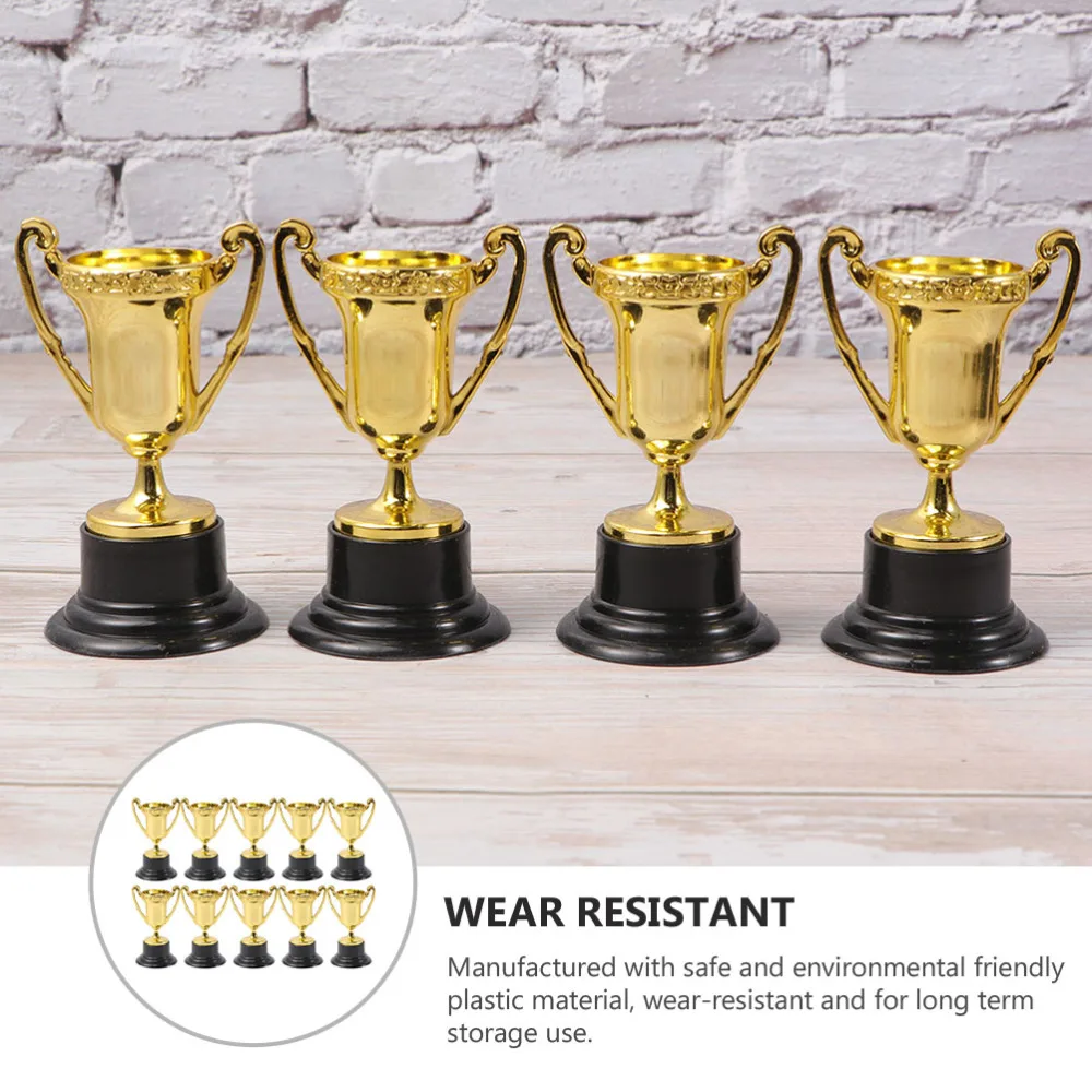 

10pcs Mini Reward Prizes Award Trophies Prize Cup Models for Kids