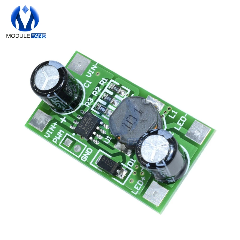 DC понижающий модуль питания Buck для Arduino CC/CV PWM затемнения светодиодный выход