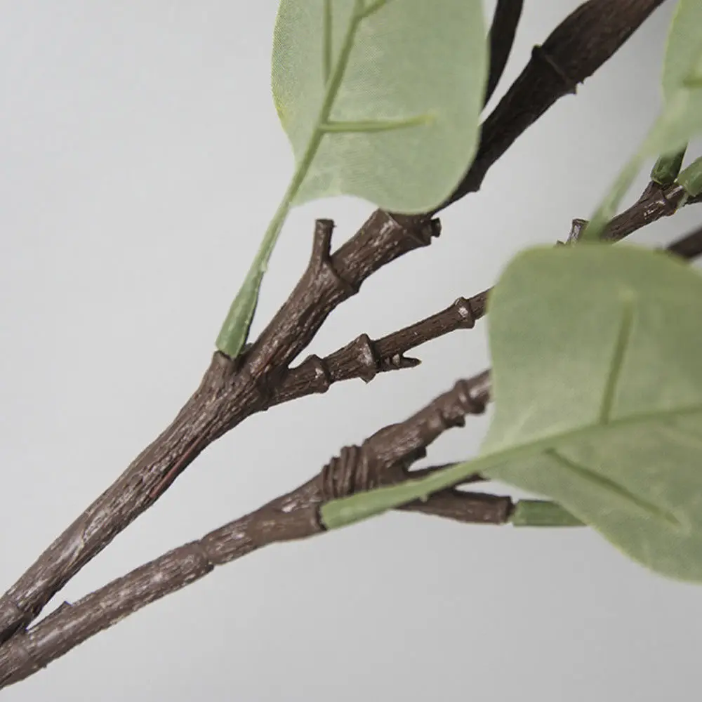 1 шт. зеленый искусственный цветок из шелка эвкалипта растительный лист Цветы