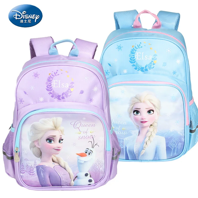 

New original Disney Frozen 3d backpack children primary school students large capacity schoolbag girl backpack Movie & TV