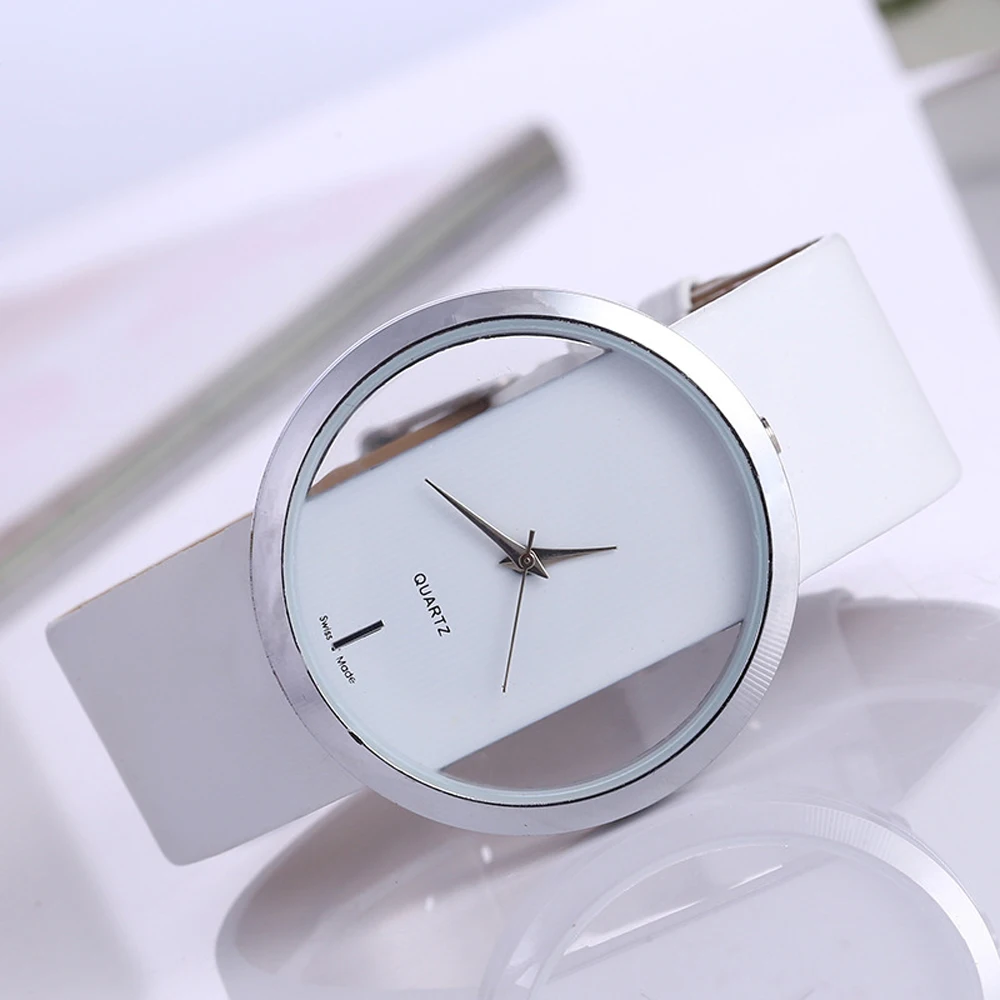 

Top Leather Quartz Watch Lady Watches Women Luxury Antique Stylish Round Dress Watch Relogio Feminino Montre Femme