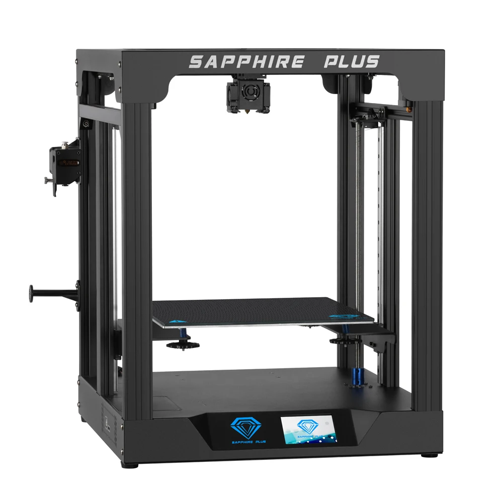 Twotrees 3D Printer Sapphire Plus V1.1 COREXY BMG Extruder Print Size 300*300*350mm PEI Kits 3.5 Touch Screen FDM Dual Z Axis