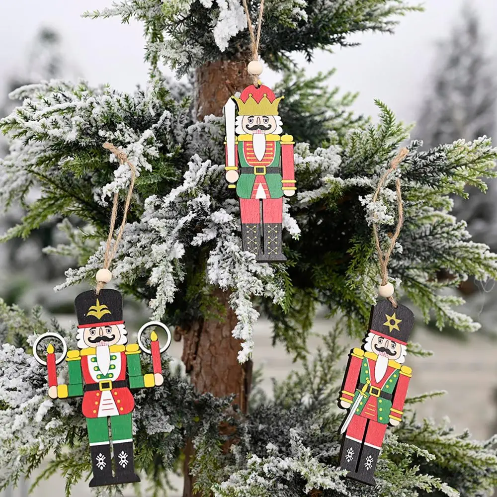 FENGRISE Рождественское дерево орех солдат украшение для дома Рождественская елка