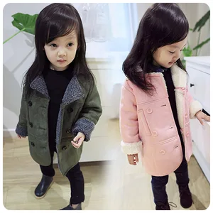 New girls jacket jacket winter children's jacket plus velvet trench coat baby girl jacket thick warm spring and autumn coat New girls jacket jacket winter children's jacket plus velvet trench coat baby girl jacket thick warm spring and autumn coat