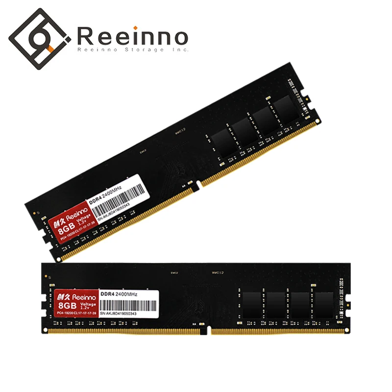 Оперативная память eeinno memoria ddr4 4 ГБ/8 ГБ/16 ГБ 2400 МГц 1 2 в CL: 17 39 288pin двухканальная
