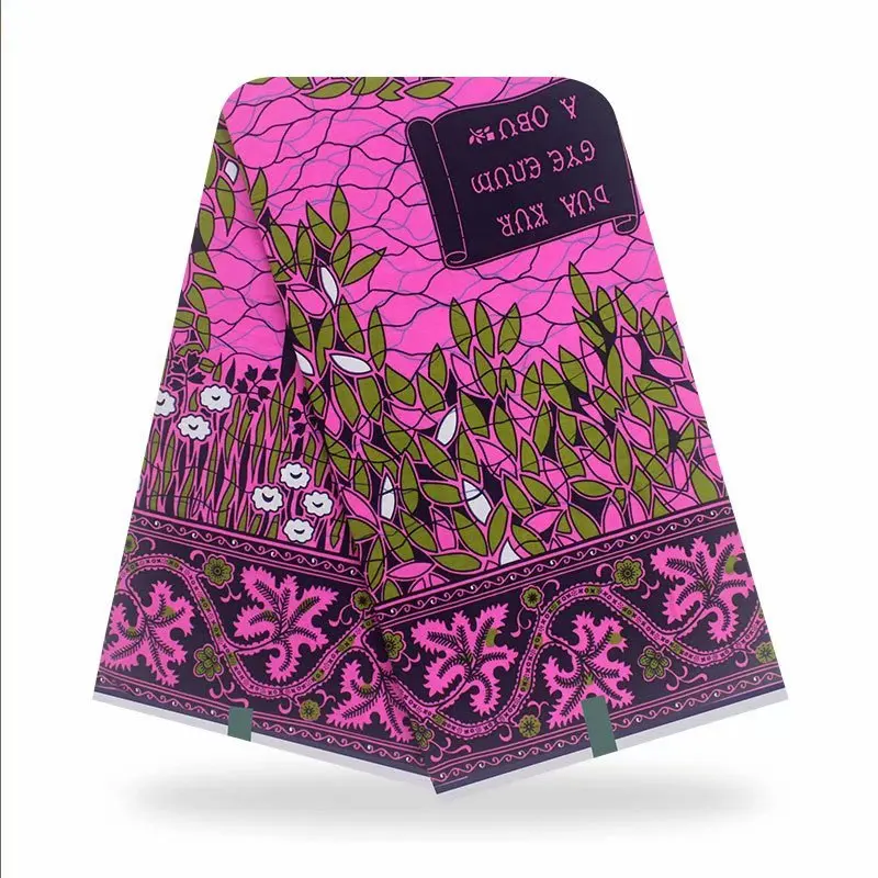 

High Quality African wax print fabric veritable wax real 100% cotton wax Ankara fabric 6 yards/lot for women party dress