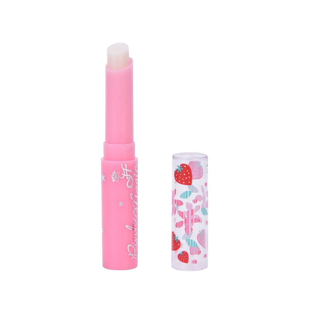

Sweet Fruit Magic Change Color Lipstick Makeup Baby Pink Strawberry Jelly Lips Moisturizer Cute battom lip balm
