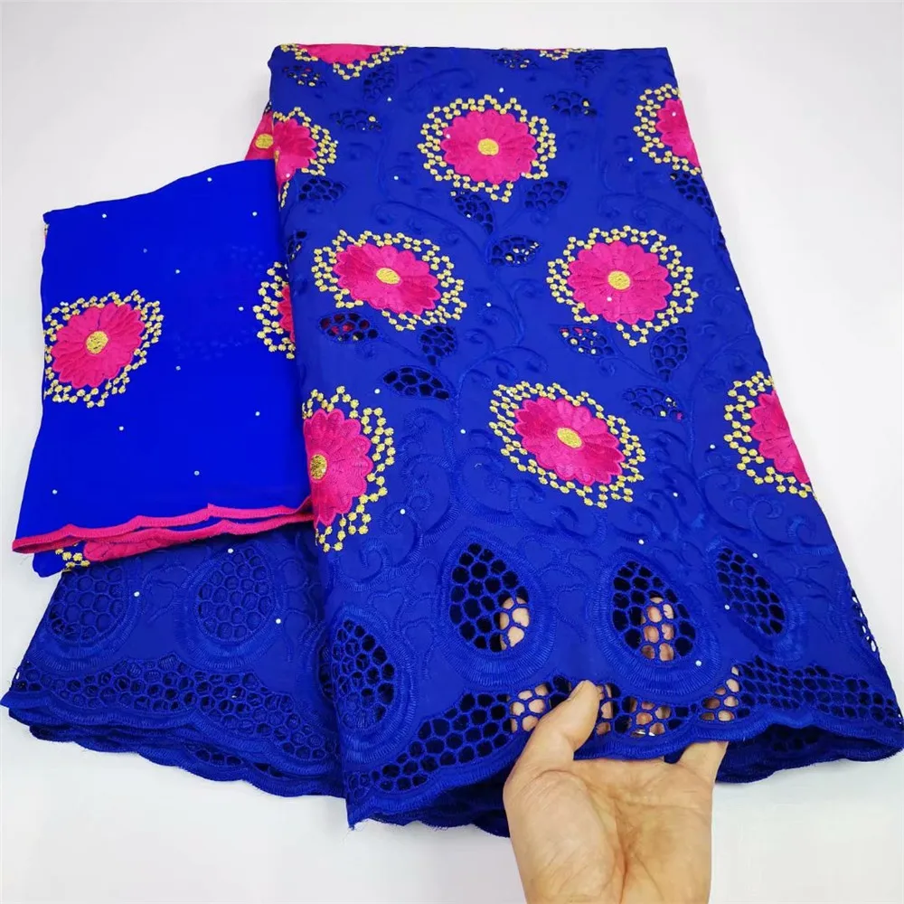 

Latest Swiss Voile Lace In Switzerland Dubai Fabric 2021 High Quality Cotton Dry Embroidery Lace African Brocade Fabric y82-4