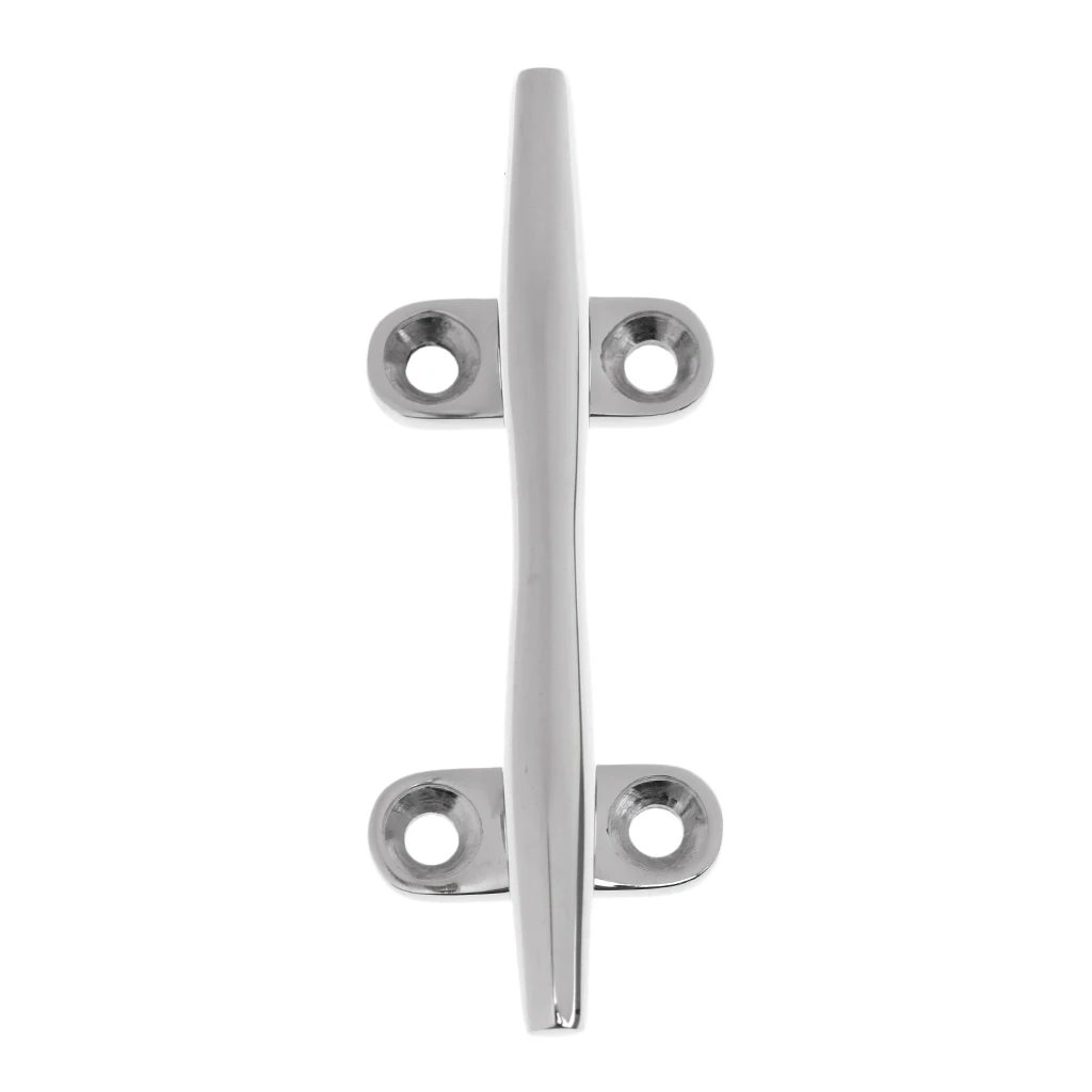 

10cm Boat Dock Rope Line Cleat Marine 316 Stainless Steel Mooring Deck Cleat