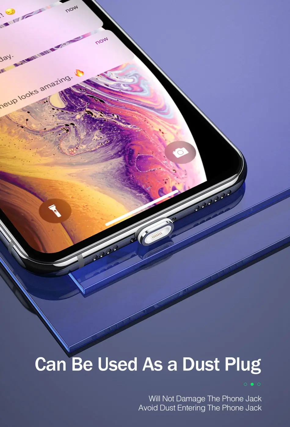 YKZ светодиодный магнитный кабель USB type C провод Microusb 3A кабель для быстрой зарядки для Apple телефона samsung huawei Магнитный шнур для передачи данных