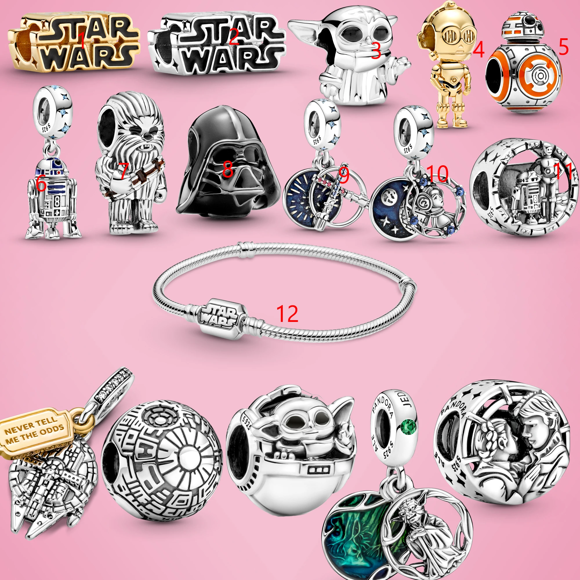 

Бусины-шармы «Звездные войны» для браслета Pandora