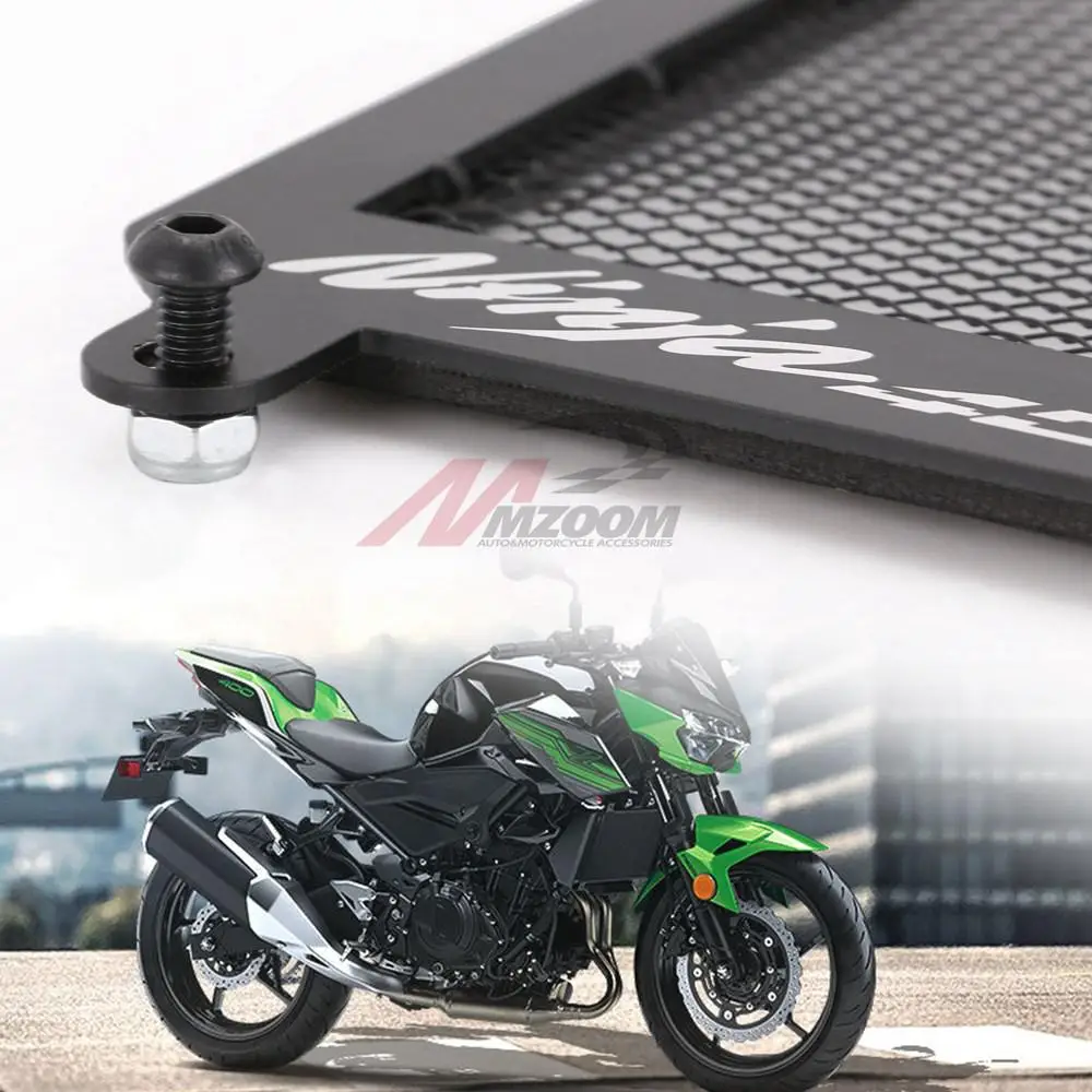 

Motorcycle Radiator Guard Grille Protector Radiator Shield For Kawasaki Ninja 400 Z400 Motobike Accessories