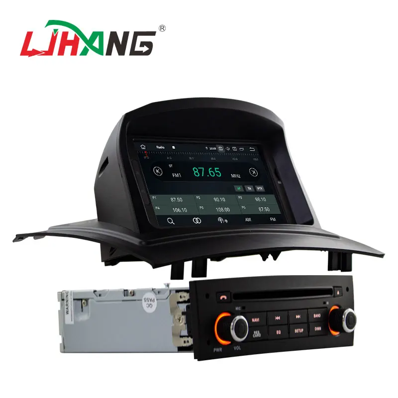 Автомобильный DVD мультимедийный плеер LJHANG Android 10 для Renault Megane 2 Fluence 2002 2008 WIFI GPS Navi 1