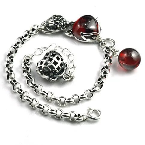 

Vintage pomegranate red fox Bracelet lucky bag high grade versatile women's Bracelet