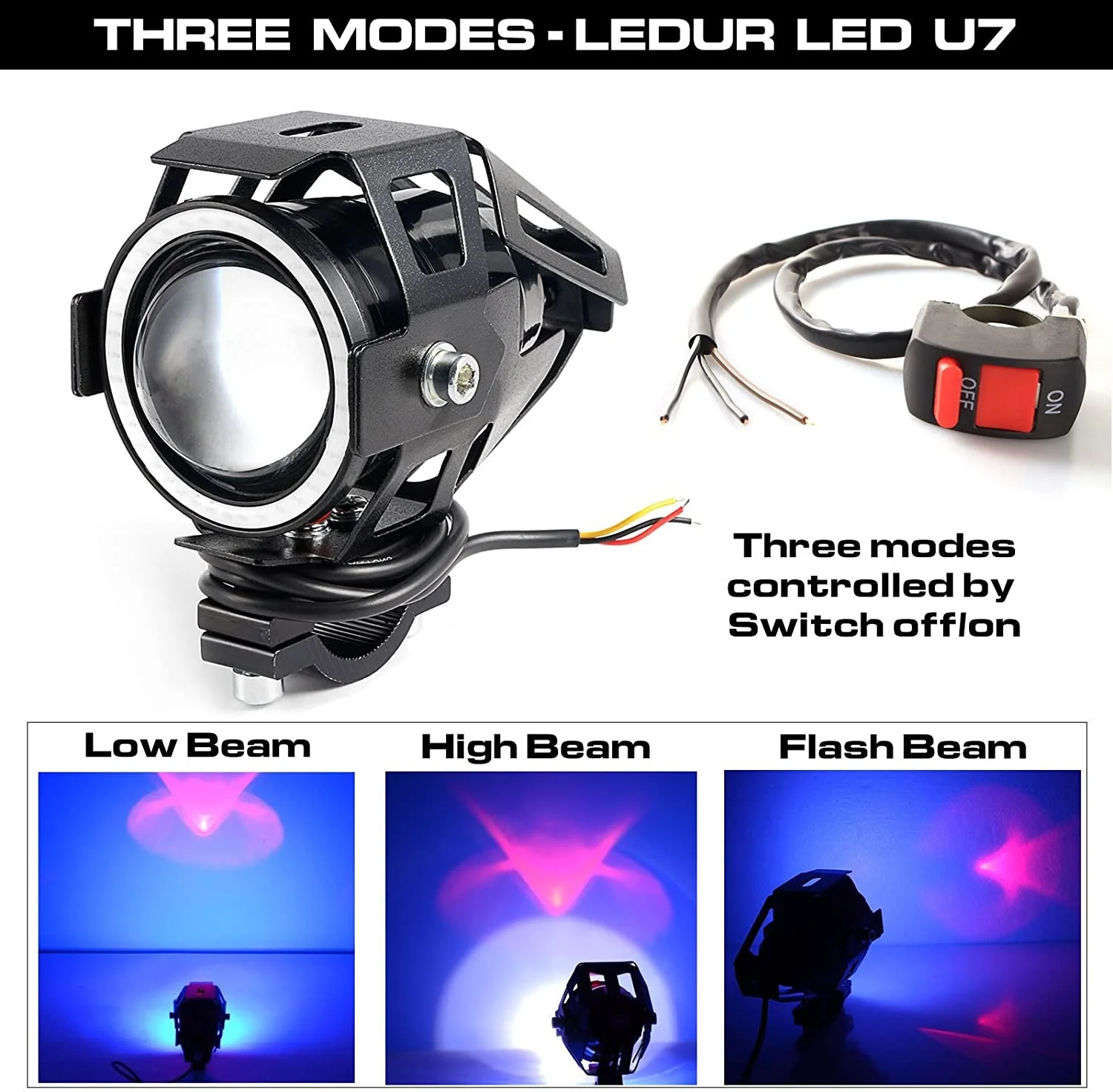 Светодиодные фары рабочие противотуманные прожекторы 12 В 24 48 60 в 80 бар