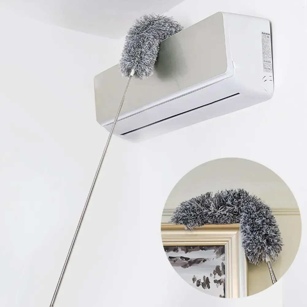 Телескопический пылеуловитель из микрофибры ультра длинный с удлинительным