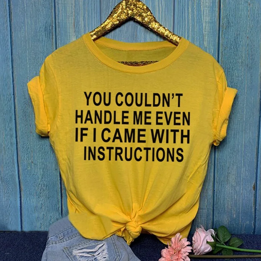 

Harajuku Funny Tee Streetwear t Shirt Women Letter O-Neck Casual Gothic 2020 Graphic Japanese Korean Clothes