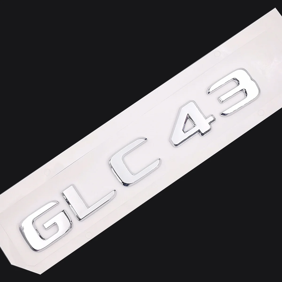 Оригинальный размер 1:1 Автомобильная эмблема заднего хвоста цифры-буквы