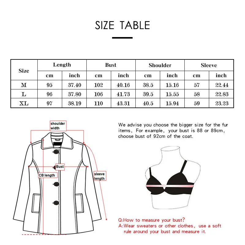 

PUDI A18119 Women's Winter Warm Genuine Wool Fur With Mink Fur Collar Coat Lady Coat Jacket Over Size Parka