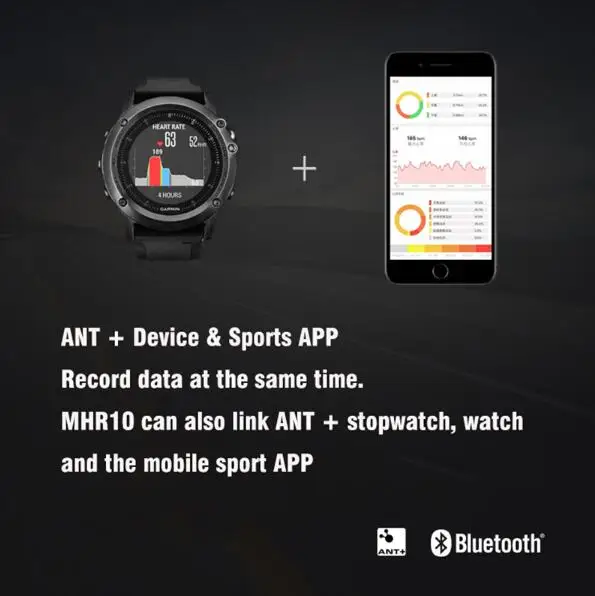 Датчик сердечного ритма Magene MOVER Bluetooth 4.0 ANT совместим с монитором GARMIN Bryton