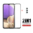 Закаленное стекло с полным покрытием для Samsung A32, зеркальные очки, защитная пленка для камеры Galaxy A 32, зеркальная фотопленка 6,5 дюйма