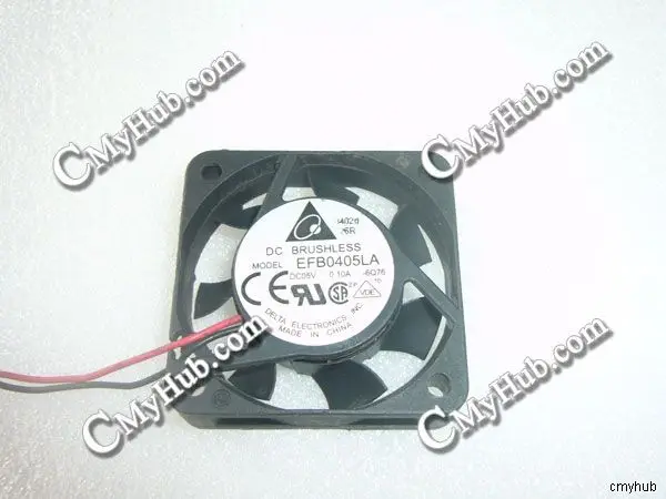 2 контактный охлаждающий вентилятор для DELTA ELECTRONICS EFB0405LA 6Q76 DC05V 0.10A 4010 40 см мм 40x40x10