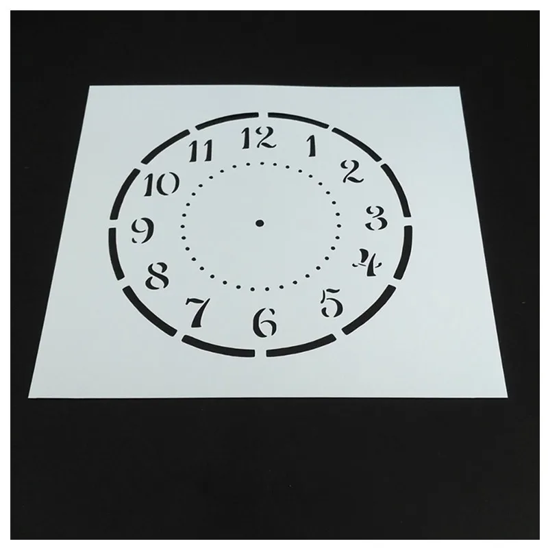 Трафареты часов для мелов акриловой живописи скрапбукинга декора сделай сам