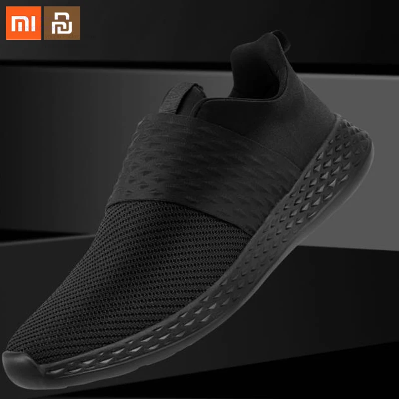 Мужские и женские спортивные туфли xiaomi повседневные тканевые кроссовки с