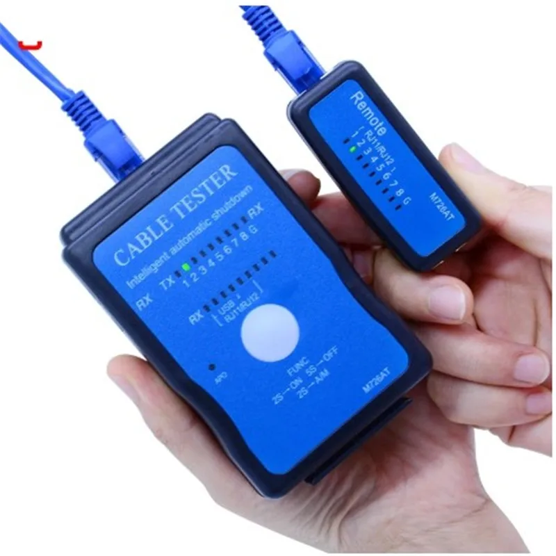 

Высокое качество M726AT Кабельный тестер LAN USB RJ45 RJ11/RJ12 сетевой Ethernet CAT5 UTP мультимодульный светодиодный индикатор PC