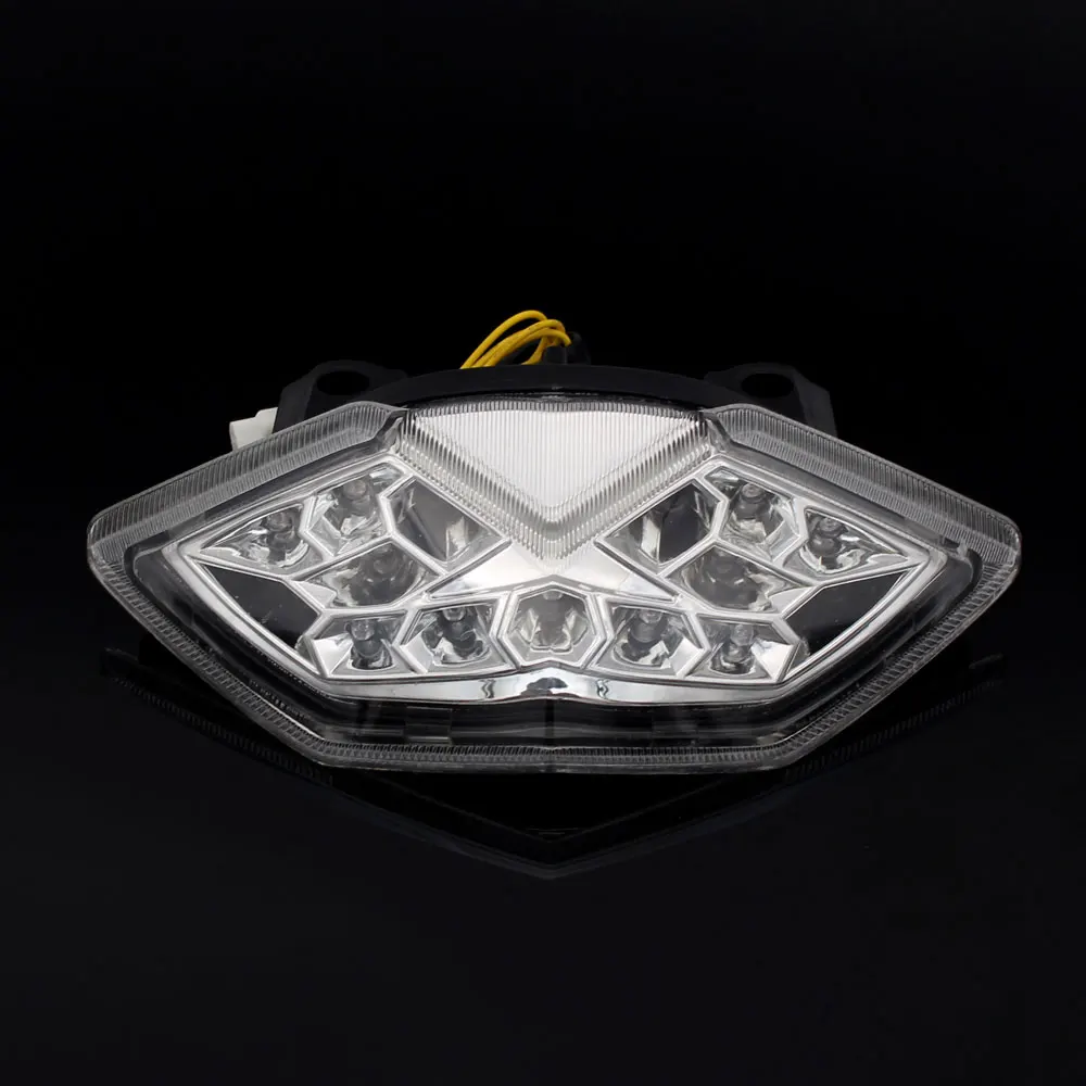 Светодиодный задний тормозной светильник с поворотным сигналом для мотоцикла