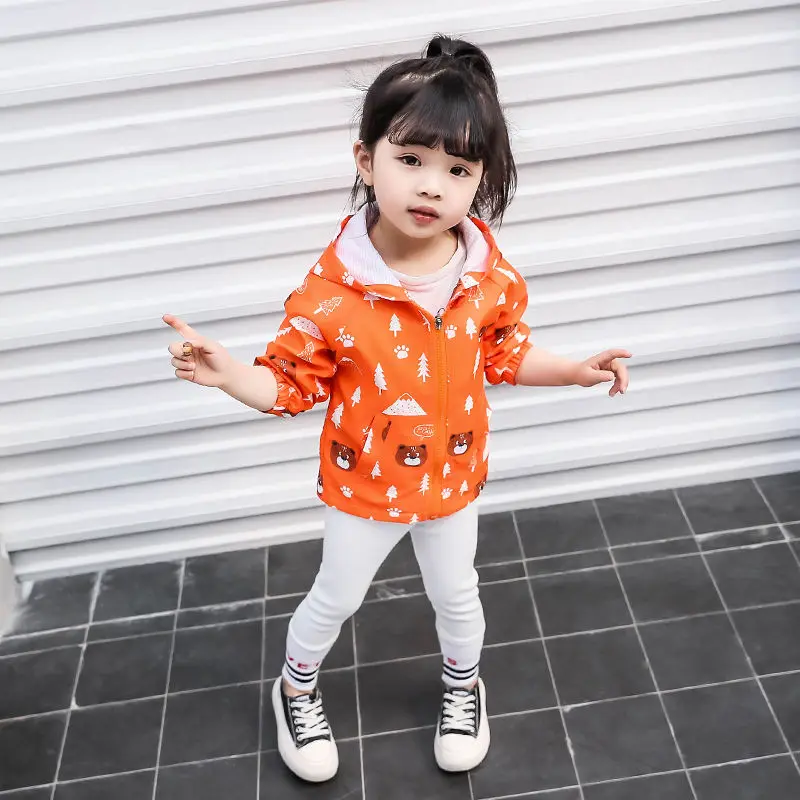 Children'S Wear Girl'S Spring Coat New And Girls' Clothes Windbreaker Top Children's | Детская одежда и обувь