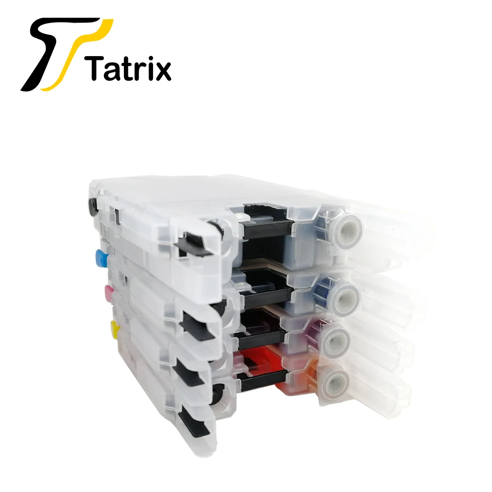 Tatrix LC12 LC73 LC75 LC1220 LC1240 LC17 LC77 LC79 LC1280 многоразовый чернильный картридж для Brother MFC J430W