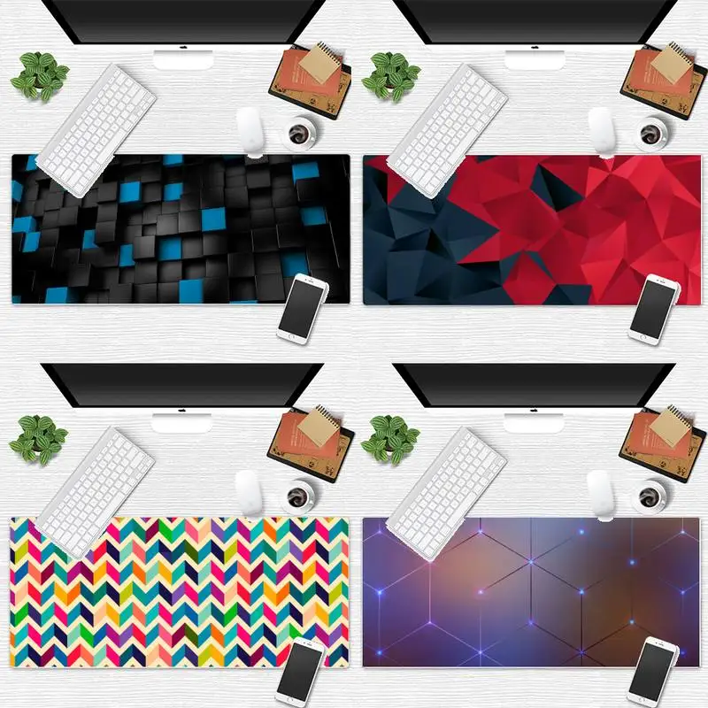 

Geometry Colorful Laptop Computer Mousepad Desk Table Protect Game Office Work Mouse Mat pad Non-slip Laptop Cushion
