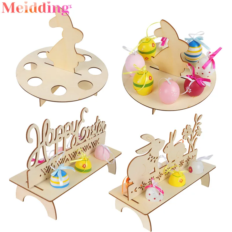 Пасхальный лоток для яиц декоративная деревянная полка пасхальвечерние в виде