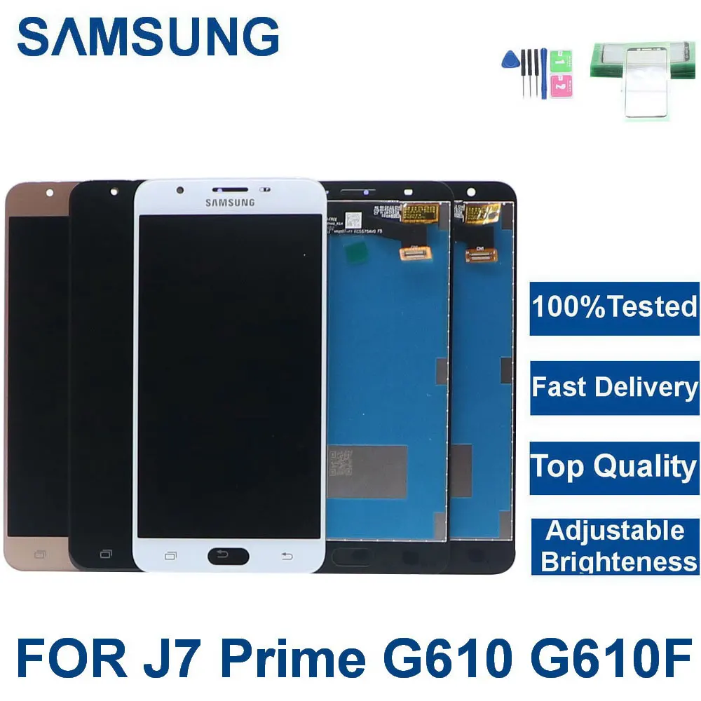 5 шт./лот J7P ЖК экран для Samsung Galaxy J7 Prime G610 G610M G610F G610Y дисплей сенсорный дигитайзер