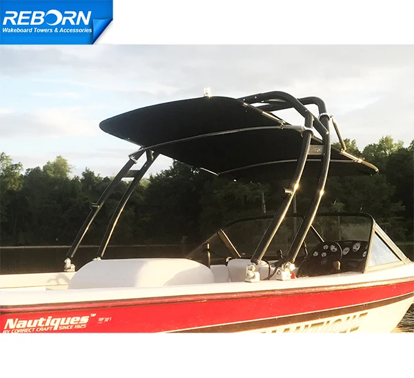 Reborn Pro Bimini Top Black Canopy 1580 в для большинства водонепроницаемых башен|wakeboard rack|wakeboard