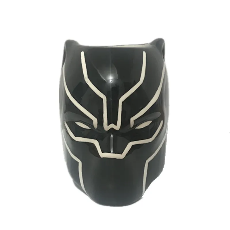 2 Marvel Черная пантера чашки для кофе керамические 3D чашки и кружки креативные посуда для напитков - Цвет: 2