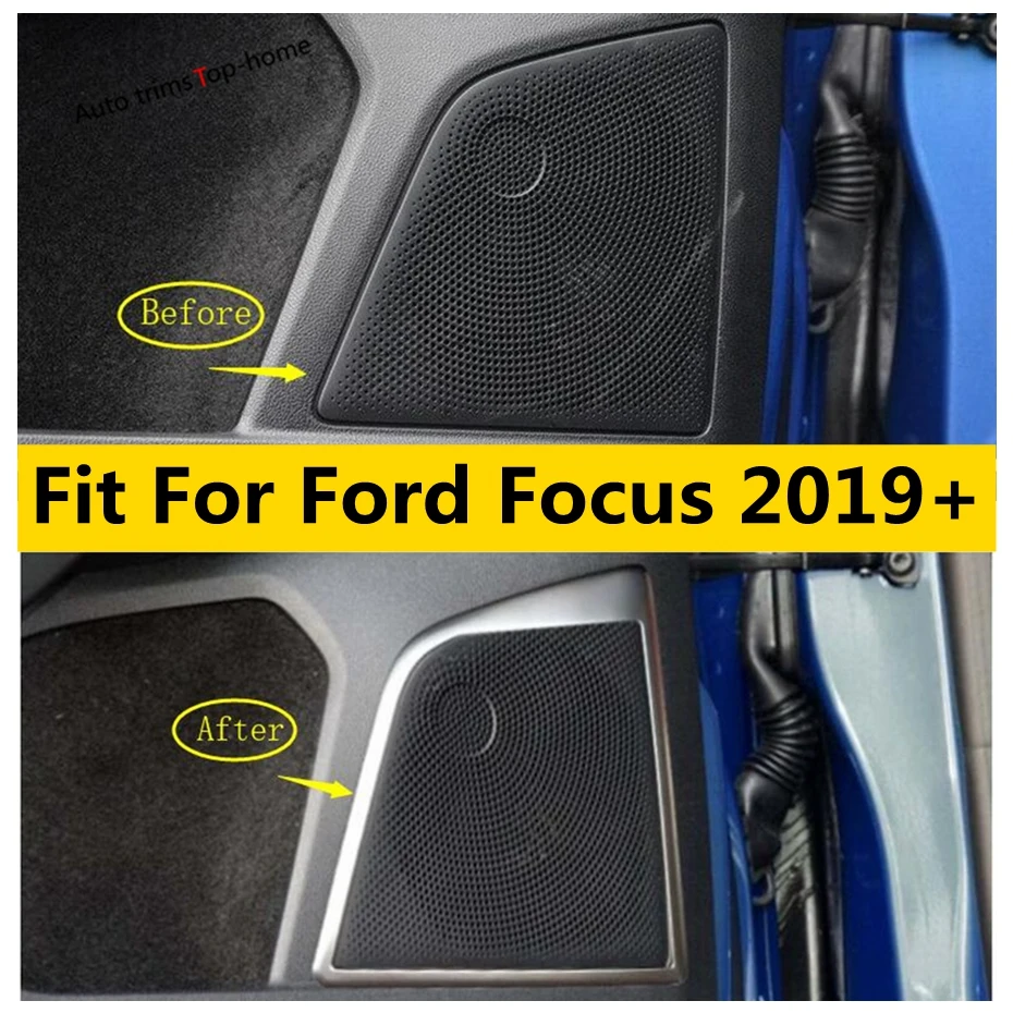 

Yimaautotrims Inner Auto Door Stereo Speaker Audio Sound Loudspeaker Cover Trim For Ford Focus 2019 2020 2021 Interior Mouldings
