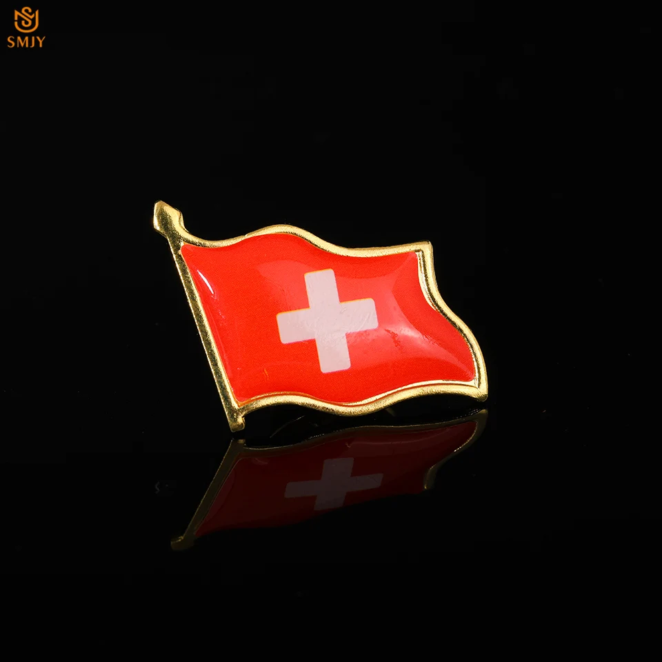 Швейцария унисекс Одежда Ювелирные изделия лацкан рюкзак шляпа металлическая