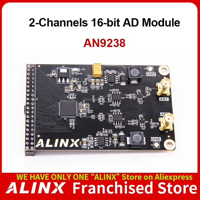ALINX AN9238: двухканальный 12 бит AD Модуль для FPGA доска 65 Мбит/с 10MV |