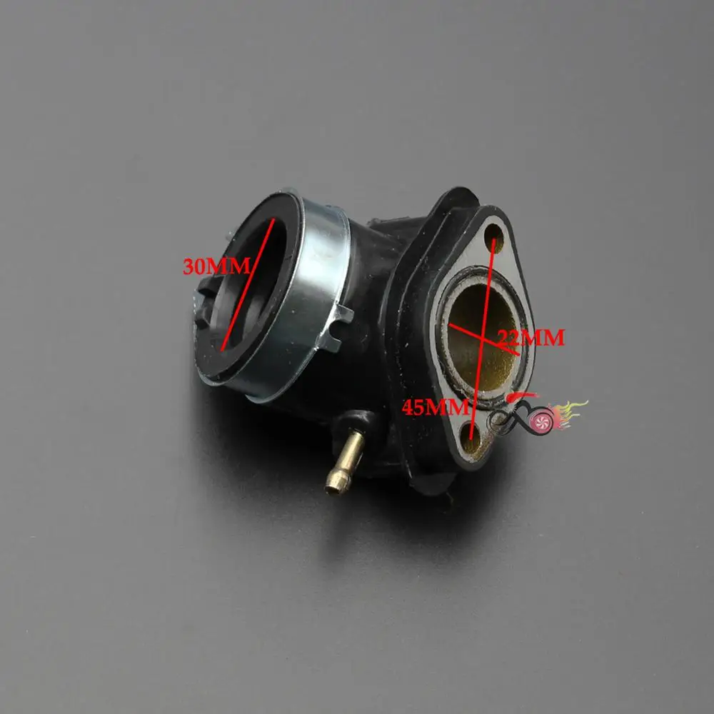 Впускной коллектор впускная труба для GY6 110cc 125cc 150cc 152QMI 157QMJ Мопед Скутер ATV Go Kart TaoTao