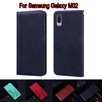 wallet case for samsung galaxy m02 sm m022f m022g leather book funda cover for samsung m02 m 02 case flip phone shell etui coque