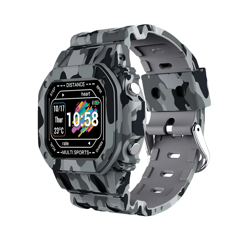 i2 men sport watch  Fitness Tracker Smart Watch Heart Rate Monitor Wristwatch for Casio